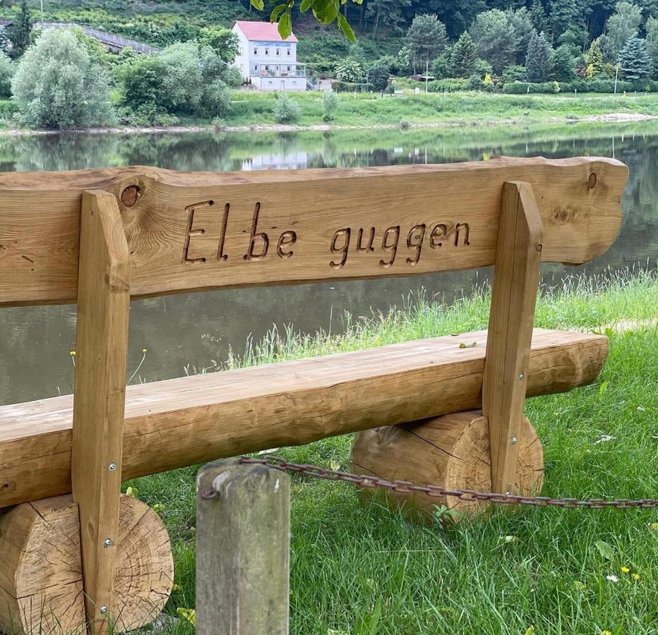 Elbpension & Ferienwohnung Saechsische Schweiz Πίρνα Εξωτερικό φωτογραφία